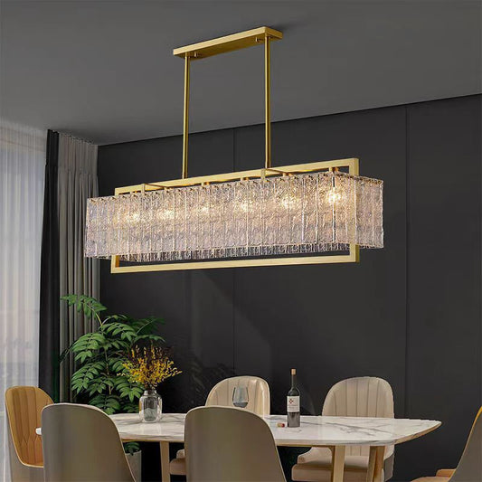 Clarté – All-Copper Glass Chandelier