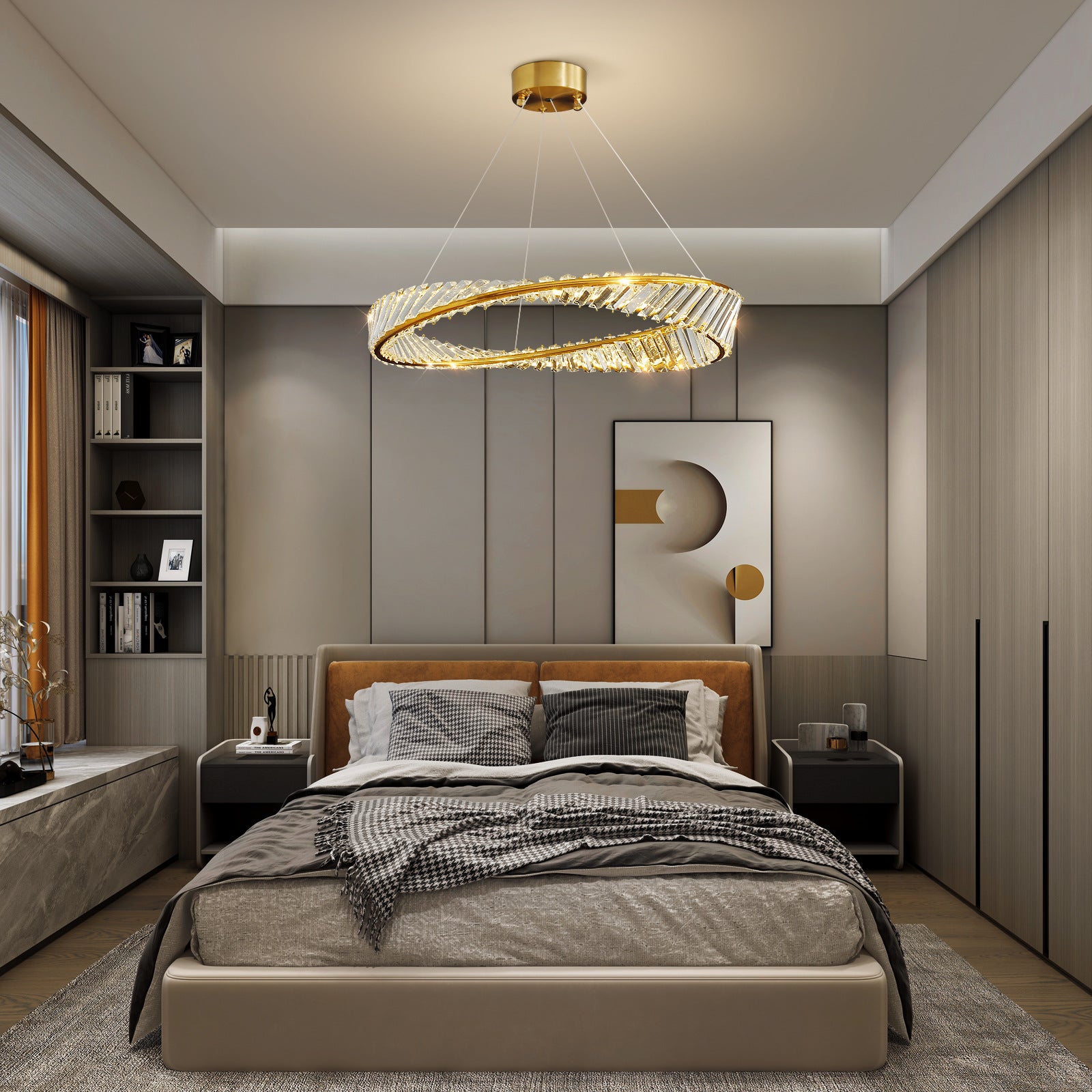 Lumière – Elegant LED Ring Chandelier