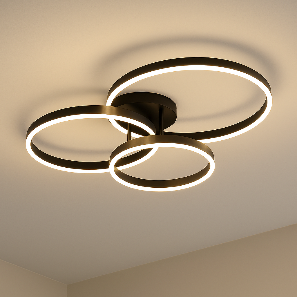 Éclipse – Modern Multi-Circle Ceiling Light