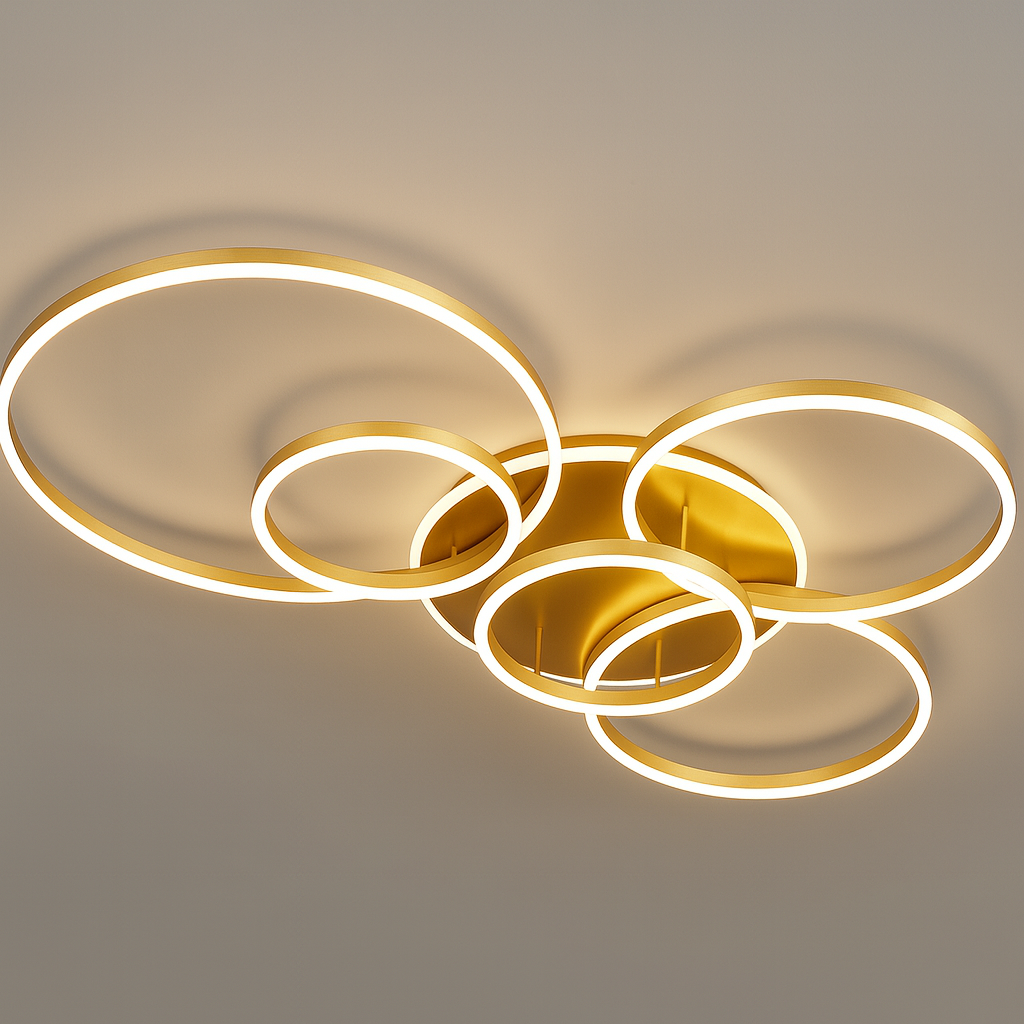 Éclipse – Modern Multi-Circle Ceiling Light