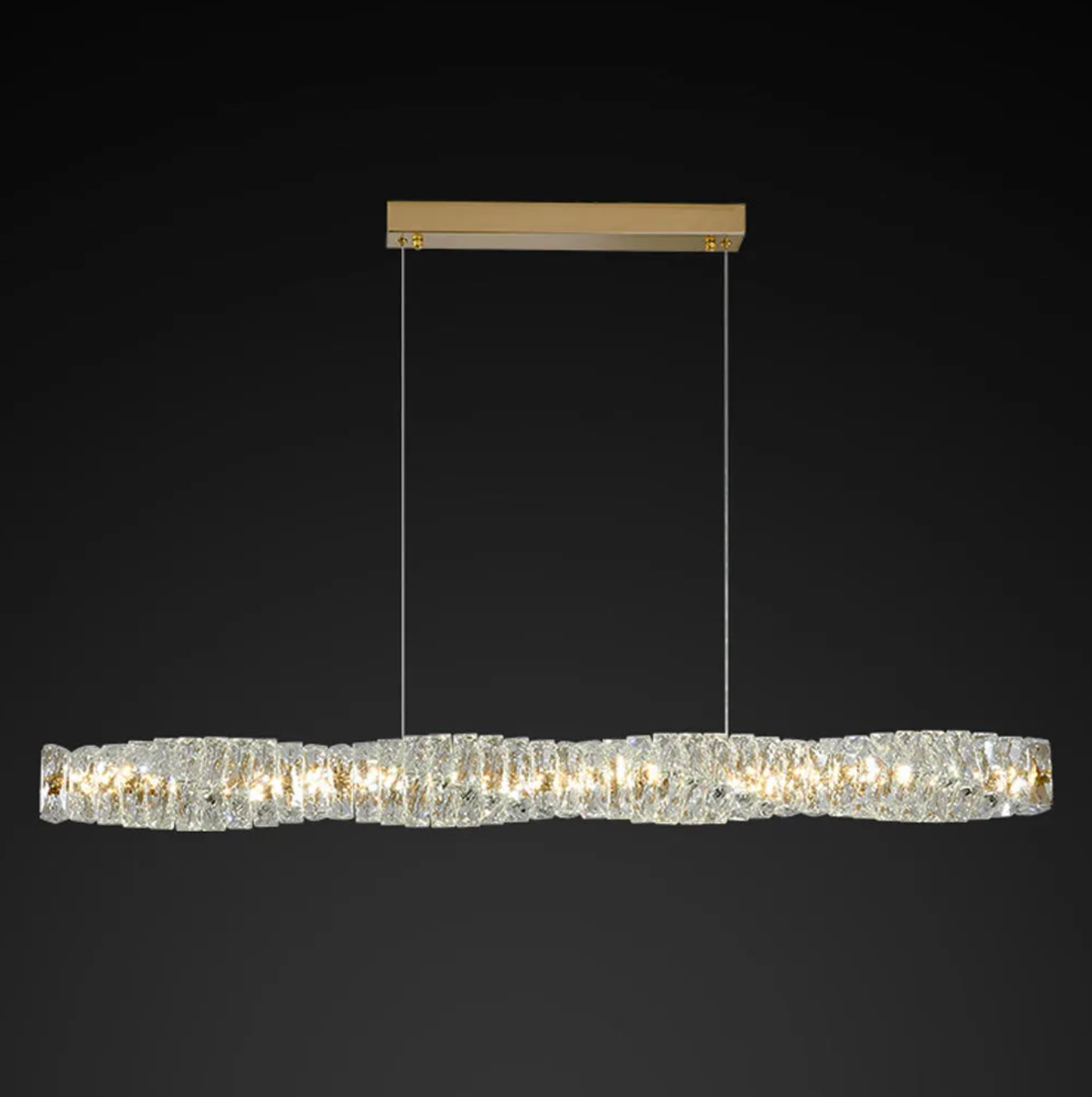 Élancé – Italian Minimalist Crystal Chandelier