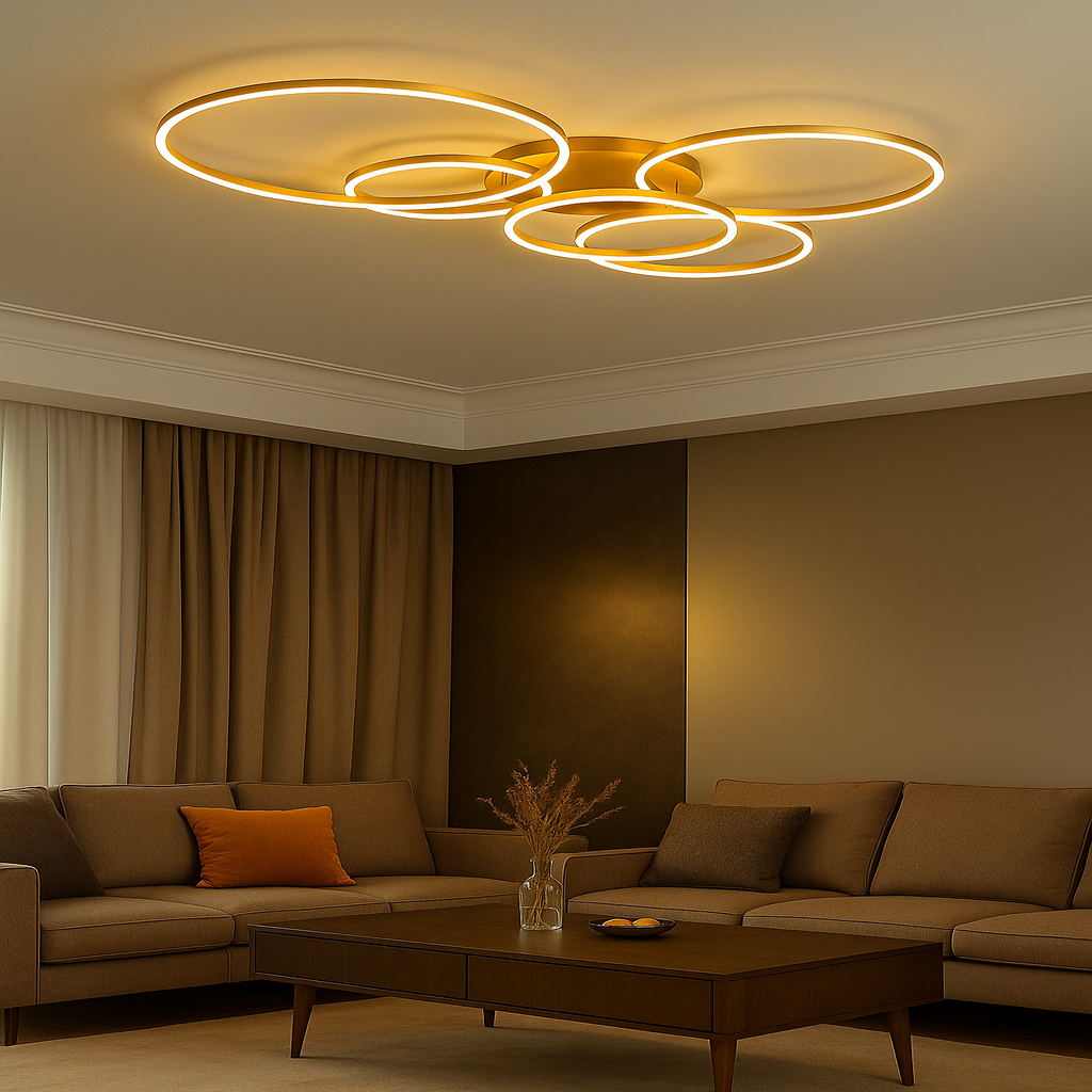 Éclipse – Modern Multi-Circle Ceiling Light